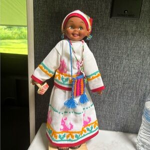 Charming Cultural Doll with Colorful Outfit